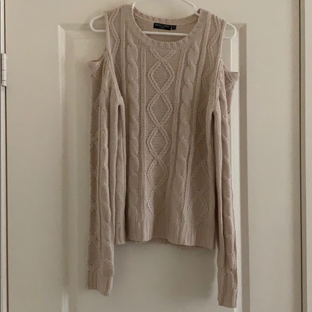 Boohoo (Brave Souls) Cold Shoulder Sweater
